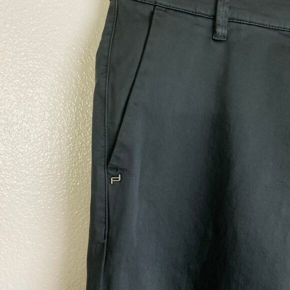 Porsche Design Mens Pants 48 32x32 Green Chino Trousers Flat Front Casual Cotton - Picture 6 of 12